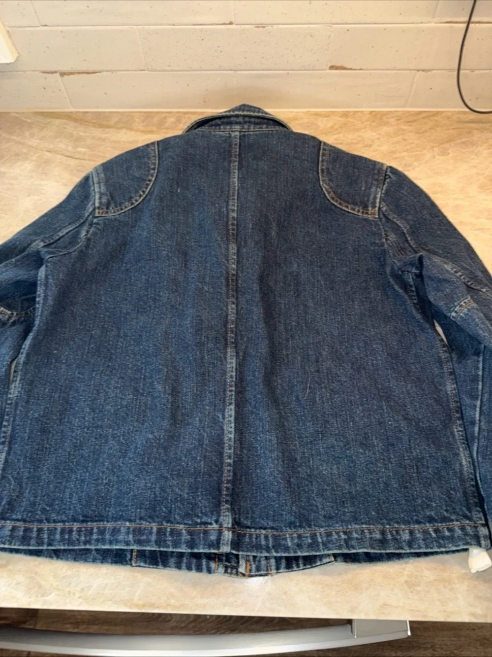Ralph Lauren lobster hook closure Women's Navy Denim Jacket PS - Picture 7 of 7
